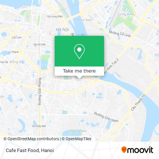 Cafe Fast Food map