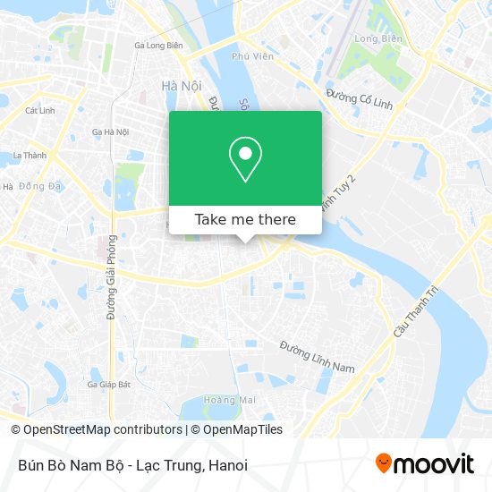 Bún Bò Nam Bộ - Lạc Trung map