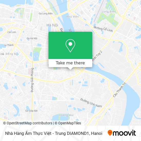 Nhà Hàng Ẩm Thực Việt - Trung DIAMOND1 map