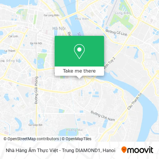 Nhà Hàng Ẩm Thực Việt - Trung DIAMOND1 map