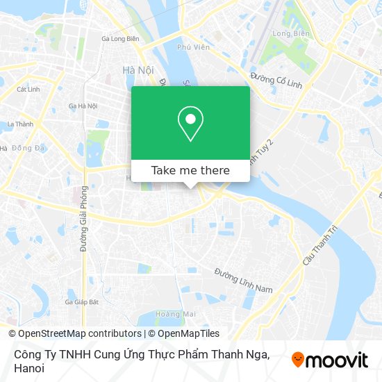 Công Ty TNHH Cung Ứng Thực Phẩm Thanh Nga map