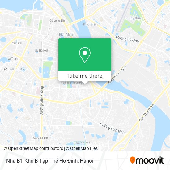 Nhà B1 Khu B Tập Thể Hồ Đình map