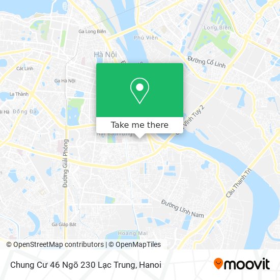 Chung Cư 46 Ngõ 230 Lạc Trung map