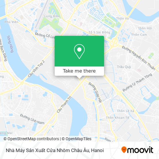 Nhà Máy Sản Xuất Cửa Nhôm Châu Âu map