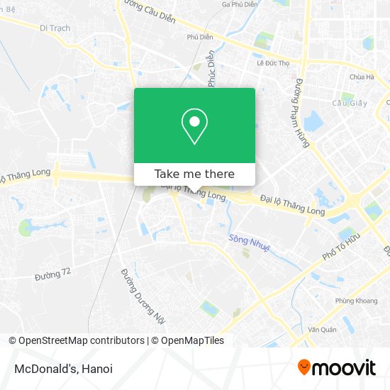 McDonald's map