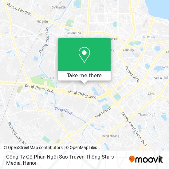 Công Ty Cổ Phần Ngôi Sao Truyền Thông Stars Media map