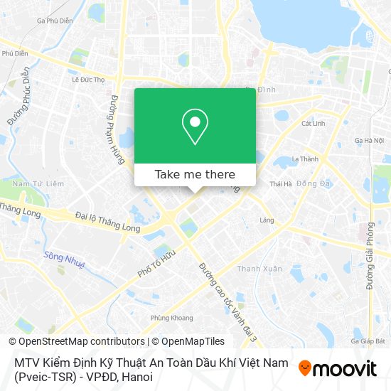 MTV Kiểm Định Kỹ Thuật An Toàn Dầu Khí Việt Nam (Pveic-TSR) - VPĐD map