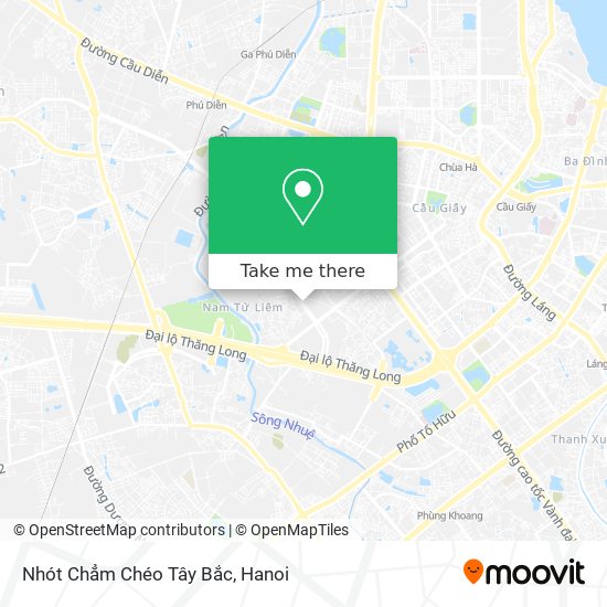 Nhót Chẳm Chéo Tây Bắc map