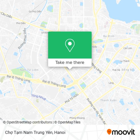 Chợ Tạm Nam Trung Yên map