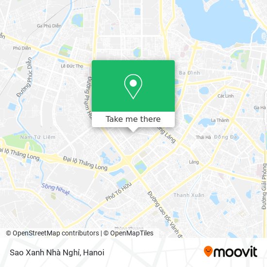 Sao Xanh Nhà Nghỉ map