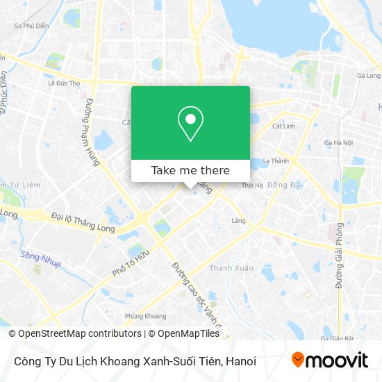 Công Ty Du Lịch Khoang Xanh-Suối Tiên map