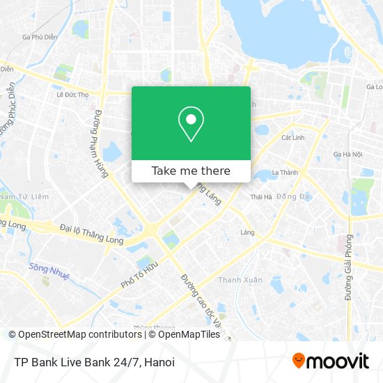TP Bank Live Bank 24/7 map