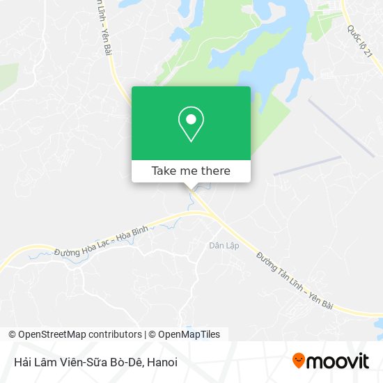 Hải Lâm Viên-Sữa Bò-Dê map