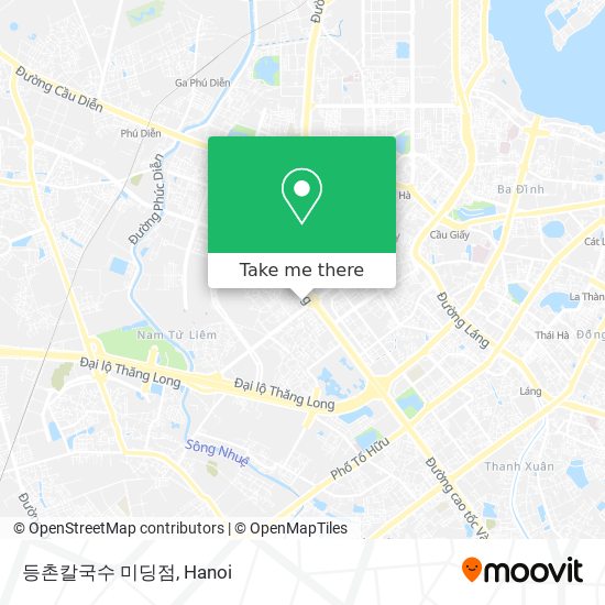 등촌칼국수 미딩점 map