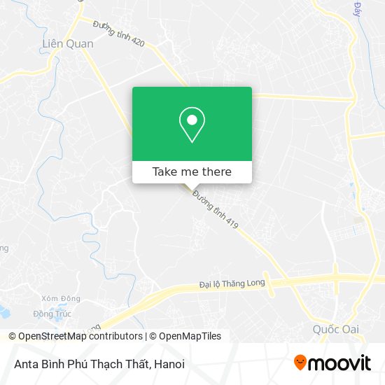 Anta Bình Phú Thạch Thất map