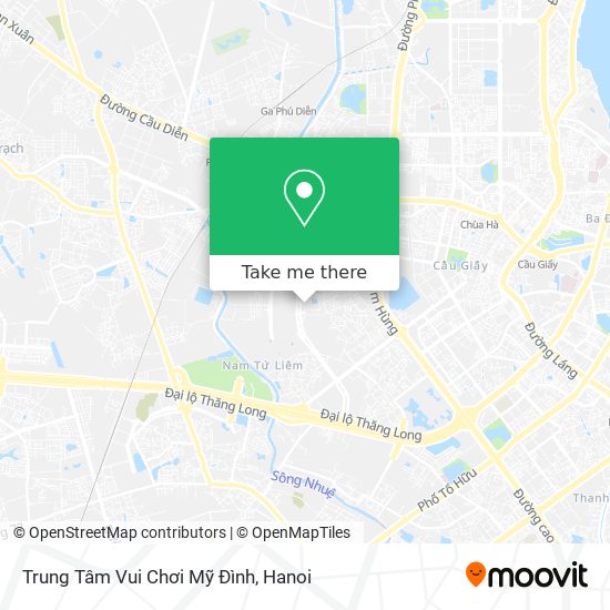Trung Tâm Vui Chơi Mỹ Đình map
