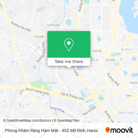 Phòng Khám Răng Hàm Mặt - 402 Mỹ Đình map