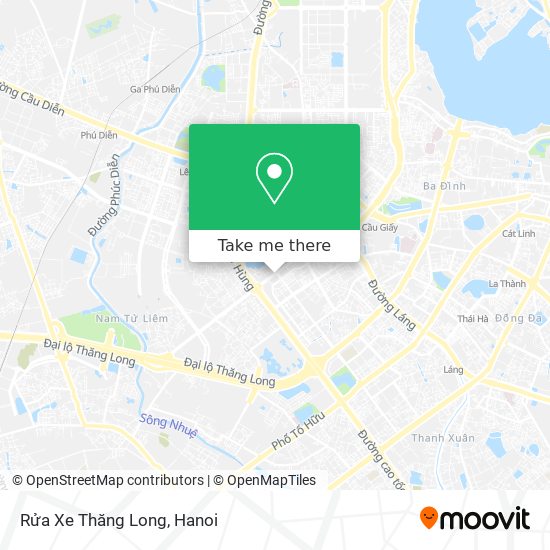 Rửa Xe Thăng Long map