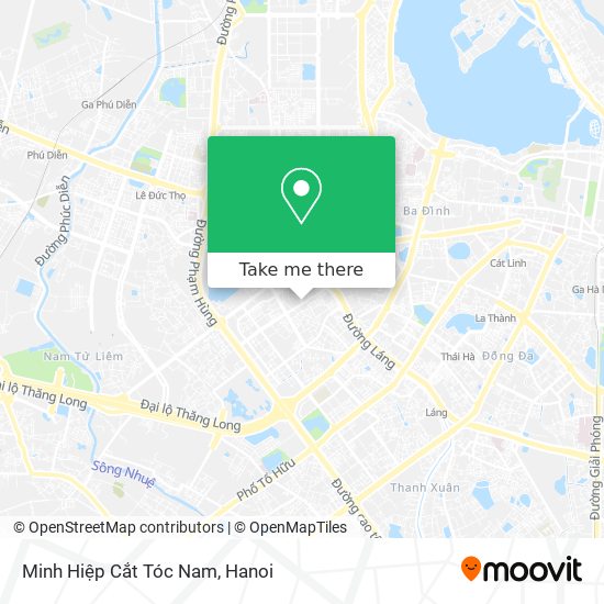 Minh Hiệp Cắt Tóc Nam map