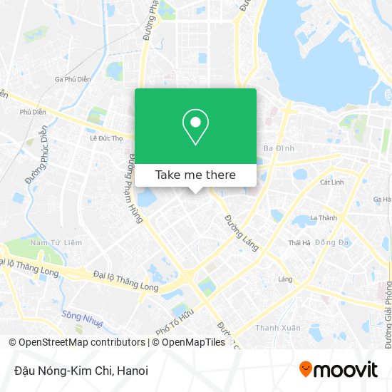 Đậu Nóng-Kim Chi map