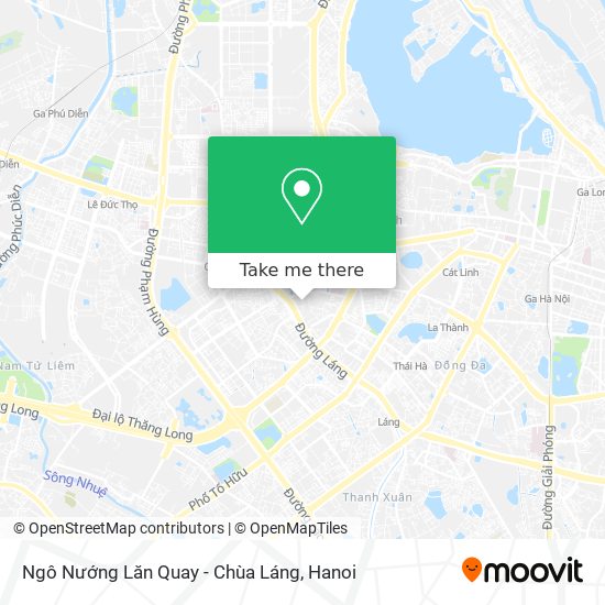 Ngô Nướng Lăn Quay - Chùa Láng map