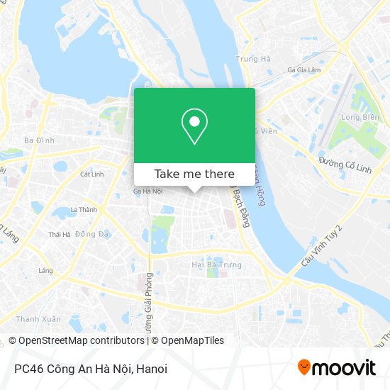 PC46 Công An Hà Nội map
