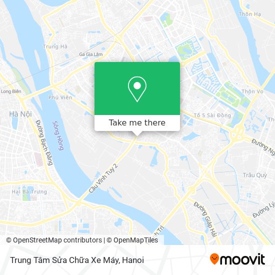 Trung Tâm Sửa Chữa Xe Máy map