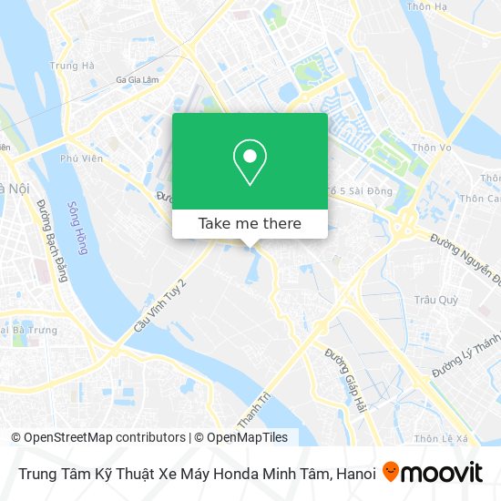 Trung Tâm Kỹ Thuật Xe Máy Honda Minh Tâm map