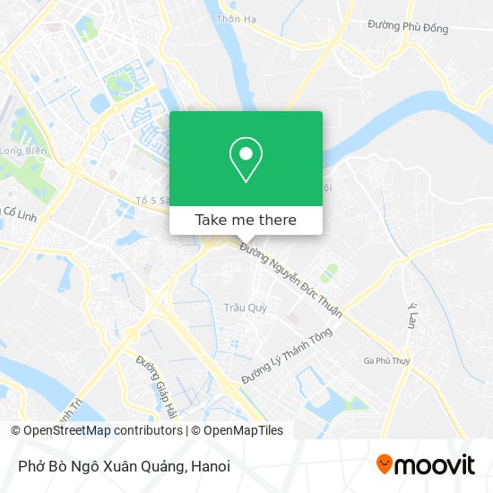 Phở Bò Ngô Xuân Quảng map