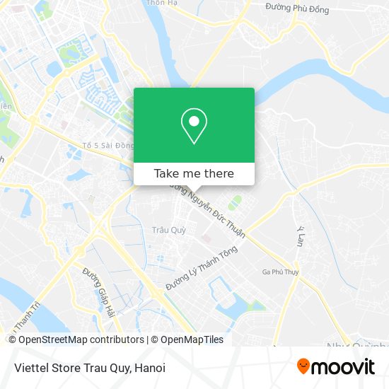 Viettel Store Trau Quy map