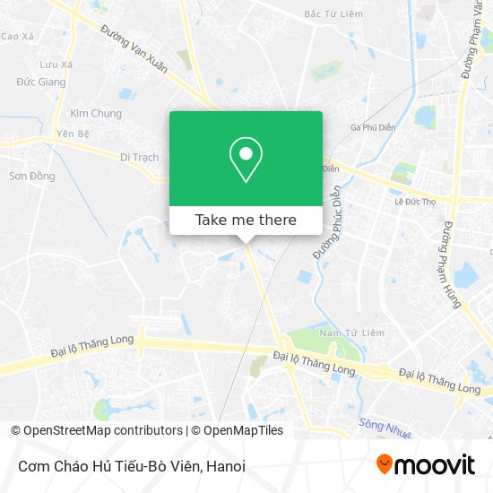 Cơm Cháo Hủ Tiếu-Bò Viên map