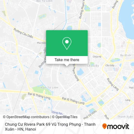 Chung Cư Rivera Park 69 Vũ Trọng Phụng - Thanh Xuân - HN map