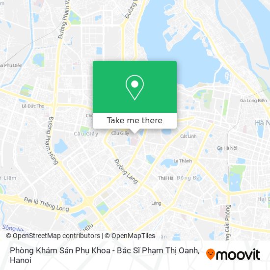 Phòng Khám Sản Phụ Khoa - Bác Sĩ Phạm Thị Oanh map