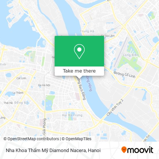 Nha Khoa Thẩm Mỹ Diamond Nacera map