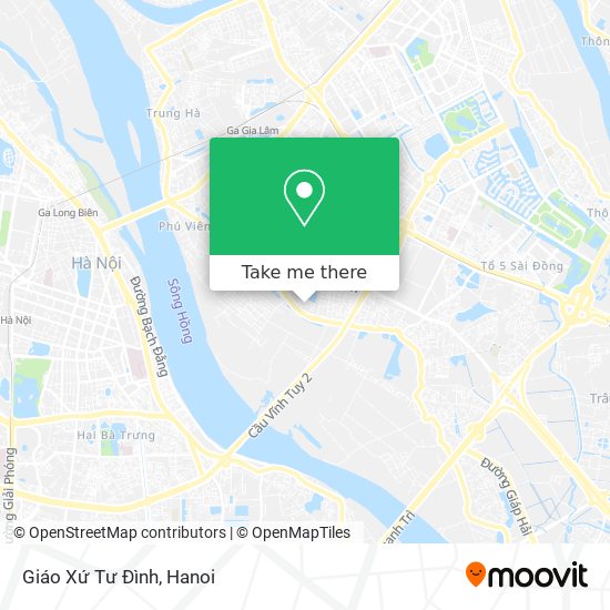 Giáo Xứ Tư Đình map