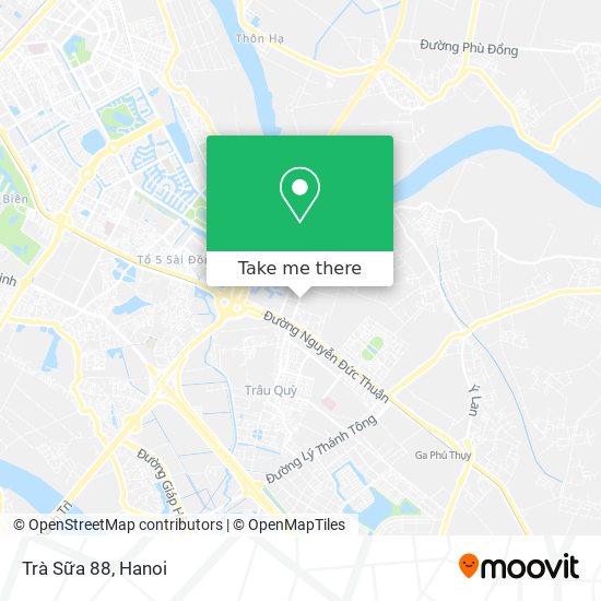 Trà Sữa 88 map