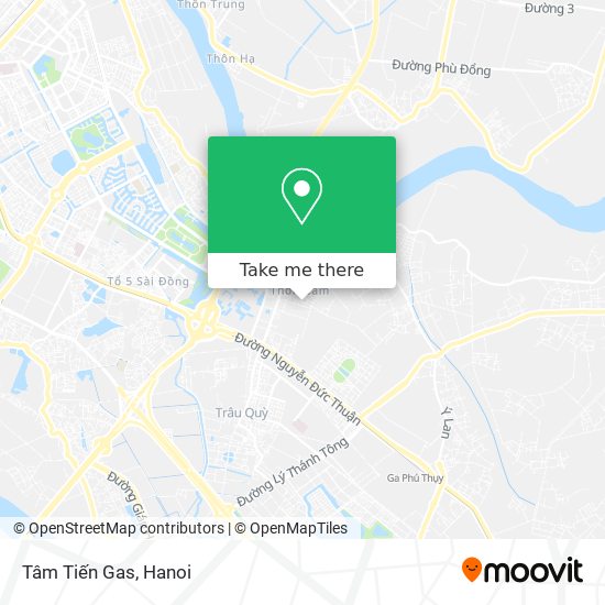 Tâm Tiến Gas map