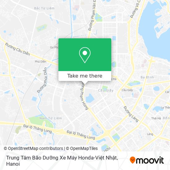Trung Tâm Bão Dưỡng Xe Máy Honda-Việt Nhật map