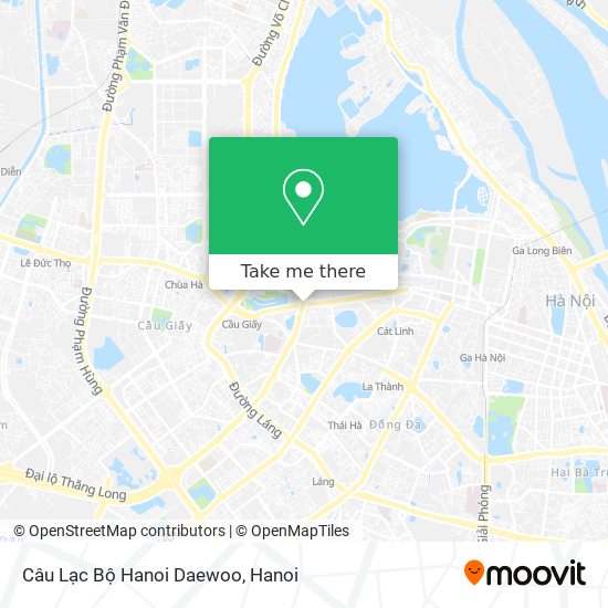 Câu Lạc Bộ Hanoi Daewoo map