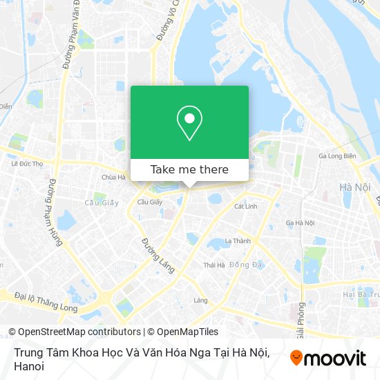 Trung Tâm Khoa Học Và Văn Hóa Nga Tại Hà Nội map