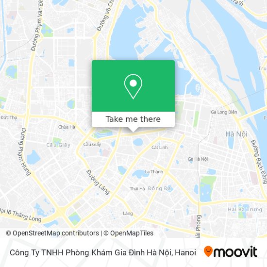 Công Ty TNHH Phòng Khám Gia Đình Hà Nội map