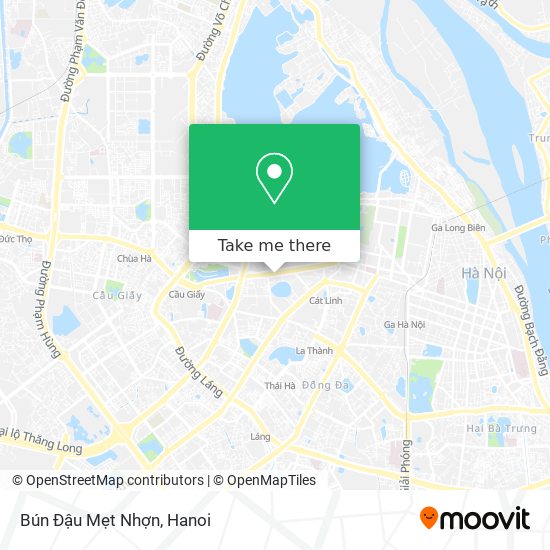 Bún Đậu Mẹt Nhợn map