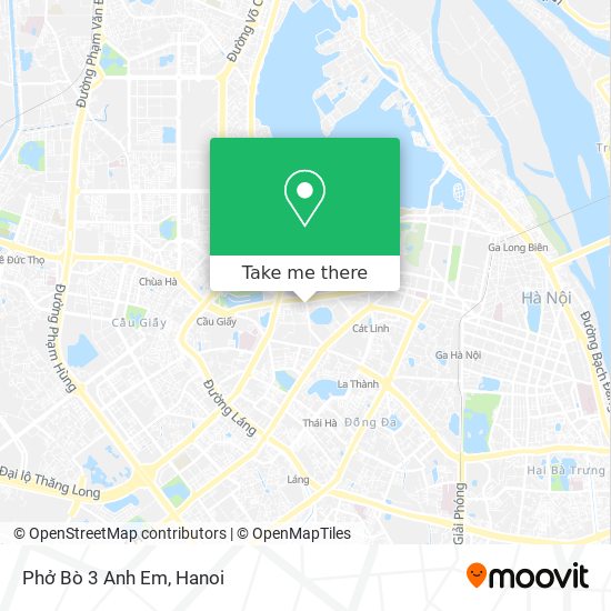 Phở Bò 3 Anh Em map