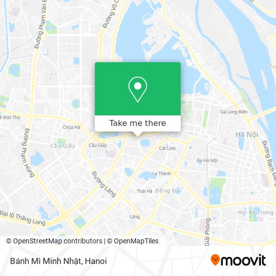 Bánh Mì Minh Nhật map