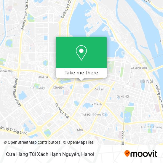 Cửa Hàng Túi Xách Hạnh Nguyên map