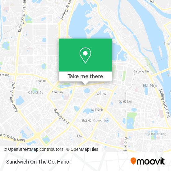 Sandwich On The Go map