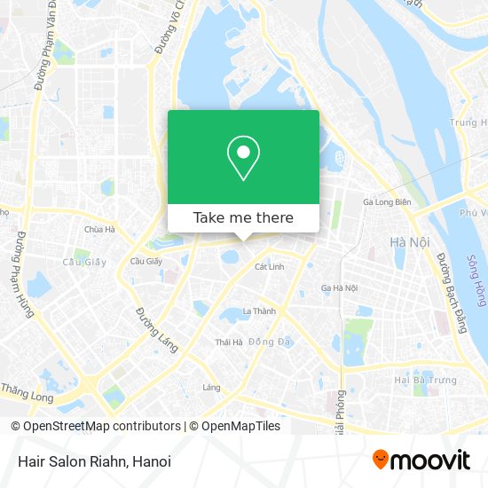 Hair Salon Riahn map