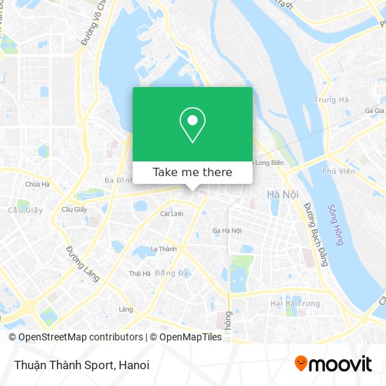 Thuận Thành Sport map