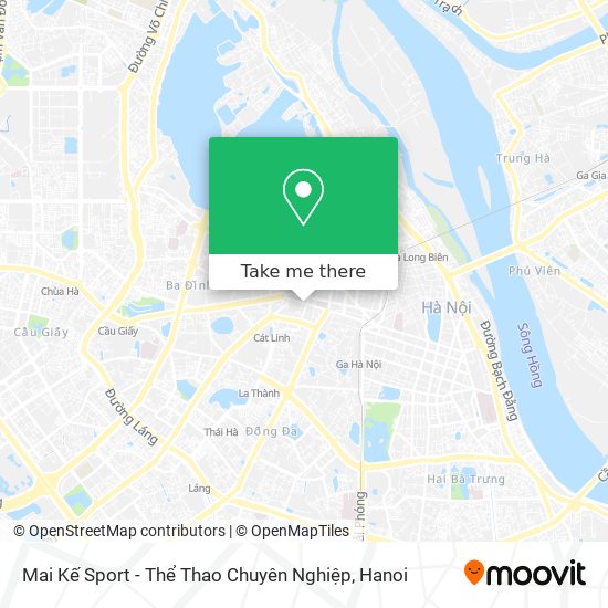 Mai Kế Sport - Thể Thao Chuyên Nghiệp map