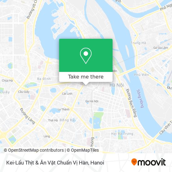 Kei-Lẩu Thịt & Ăn Vặt Chuẩn Vị Hàn map